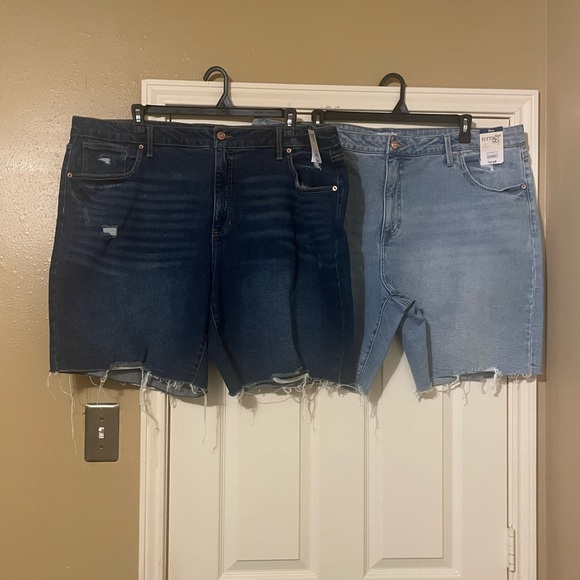 Bundle of Terra and Sky Women Plus Jean Shorts Size: 26W - Picture 1 of 14